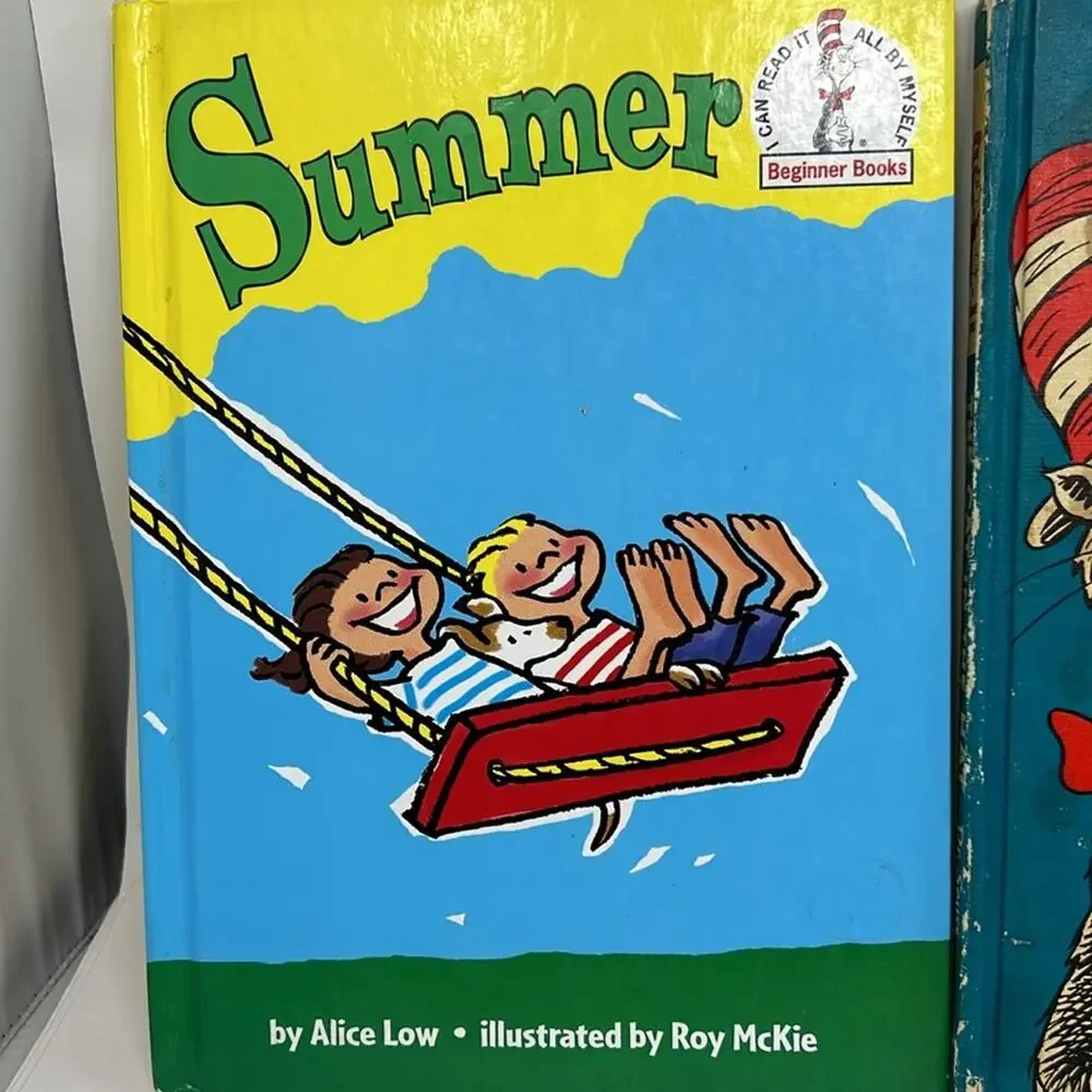 Dr. Seuss Set of 2 Hard Cover Books: Cat in the Hat & Summer